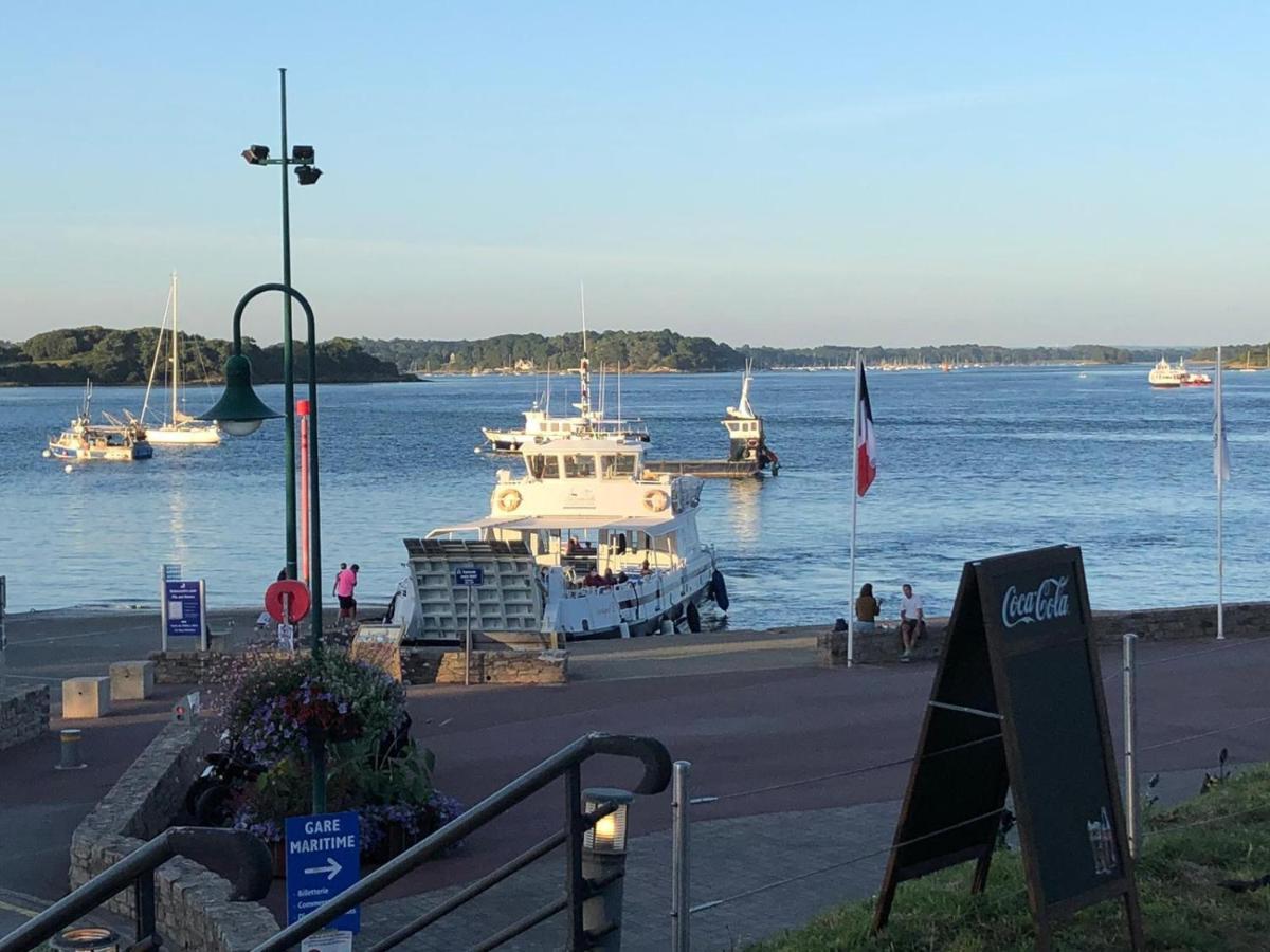 Maison Vue Mer Dans Le Golfe Du Morbihan Baden Eksteriør billede